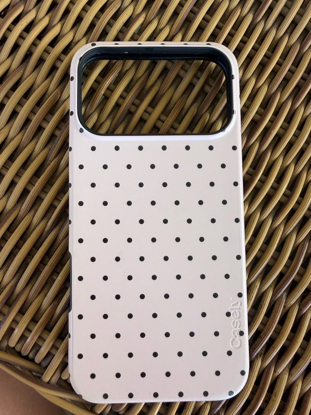 Casetify Black Slim Rugged Phone Case